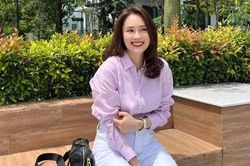 Hồng Diễm xinh ngây ngất khi quay trở lại đóng phim