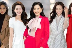 Gu thời trang công sở của Hoa hậu Đỗ Thị Hà: Thanh lịch, trẻ trung và hiện đại!