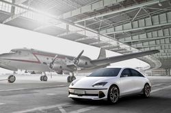 Xe điện Hyundai Ioniq 6 lộ diện gần giống với nguyên mẫu Prophecy