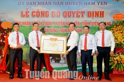 Công bố Quyết định công nhận xã Tân Thành đạt chuẩn nông thôn mới