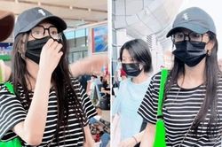 Dương Mịch phản ứng mạnh mẽ khi có người chen hàng ở sân bay, dân mạng khen cá tính