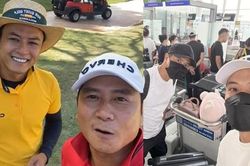 Hồng Đăng, Hồ Hoài Anh hào hứng chơi golf tại Tây Ban Nha