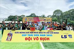 Giải Bóng đá Hội Nhà báo TP HCM: Tạo không khí đoàn kết trong đội ngũ những người làm báo