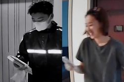 Thấy trai đẹp đến giao hàng, cô gái 'sáng cả mắt' nhưng không ngờ tới một điều này