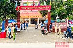 Đảm bảo trật tự ATGT kỳ thi tốt nghiệp THPT