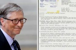 CV xin việc của Bill Gates gần 50 năm trước gây sốt