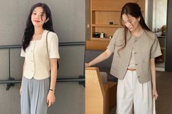 Mẫu áo cộc tay gây sốt vì đẹp hơn cả blazer