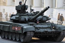 Xe tăng T-90 Nga bị phát hiện chứa đầy thiết bị điện tử Pháp