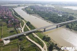 Toàn cảnh 'cầu cụt' nối TP. Hà Nội và tỉnh Bắc Giang hơn 100 tỷ đồng bị bỏ hoang
