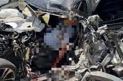 Hiện trường vụ tai nạn thảm khốc khiến 5 người thương vong