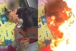 Dùng lửa uốn lông mi, người phụ nữ suýt đốt trụi cả nhà