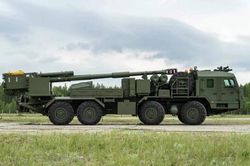 Nga sớm tung pháo tự hành xe tải độc đáo vào chiến trường Ukraine so tài với CAESAR?