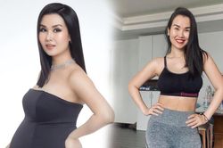 Giảm gần 10kg chỉ 2 tuần sau sinh, Võ Hạ Trâm được các mẹ bỉm 'xin vía'