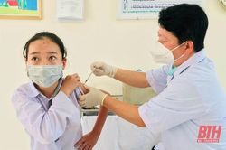 Tỷ lệ tiêm vắc xin phòng COVID-19 mũi nhắc lại ở Thanh Hóa đạt cao