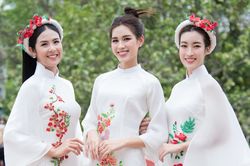 3 hoa hậu Ngọc Hân, Đỗ Mỹ Linh, Đỗ Hà hội ngộ quảng bá du lịch Hà Nội