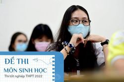 Đề thi môn Sinh học tốt nghiệp THPT 2022