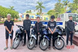 Vào cuộc xử lý nhóm thanh thiếu niên ở Cẩm Xuyên điều khiển xe máy lạng lách, bốc đầu