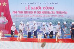 Khởi công xây dựng Bệnh viện Đa khoa huyện Bắc Hà