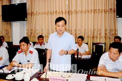 Lãnh đạo UBND tỉnh làm việc với Tổ công tác Thanh tra Chính phủ