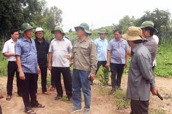 Lãnh đạo tỉnh Cà Mau kiểm tra những thiệt hại do thiên tai gây ra