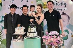 Quý tử thứ 4 cùng bạn gái mới của Bằng Kiều lần đầu lộ diện