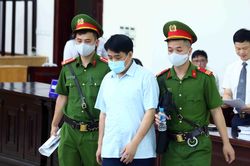 Hình ảnh các bị can tại phiên xét xử phúc thẩm vụ án Nhật Cường