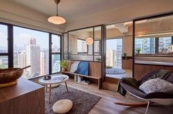 Căn hộ chưa đầy 30m² sở hữu thiết kế trong veo và ấm cúng