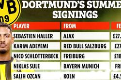 Bán Haaland, Dortmund bận rộn mua sắm