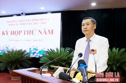 Phát biểu của đồng chí Nguyễn Hữu Đông, Ủy viên Trung ương Đảng, Bí thư Tỉnh ủy, Trưởng Đoàn đại biểu Quốc hội tỉnh tại Kỳ họp thứ năm của HĐND tỉnh khóa XV, nhiệm kỳ 2021-2026