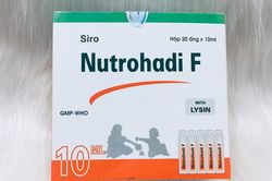 Thu hồi toàn quốc lô siro uống Nutrohadi F dùng cho trẻ biếng ăn