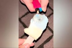 Kinh ngạc que kem 'made in china' đốt không tan