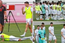 Lewandowski vật vờ tập cùng Bayern Munich, làm điều chưa từng xảy ra