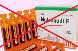 Thu hồi trên toàn quốc siro bổ sung vitamin, khoáng chất