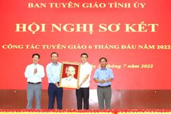 Sơ kết công tác tuyên giáo 6 tháng đầu năm