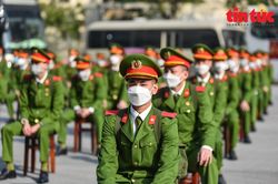 Sáng 17/7, thí sinh tham dự kỳ thi đánh giá tuyển sinh công an nhân dân 2022