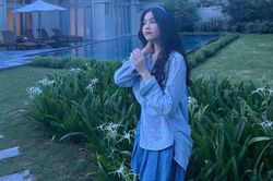 Con gái út nhà MC Quyền Linh cao 1m70 ở tuổi 14
