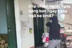 Mâu thuẫn mua bán sầu riêng, nhóm thanh niên vác dao chém người