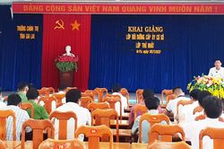 Ia Pa: Khai giảng lớp bồi dưỡng cấp ủy cơ sở khóa 1