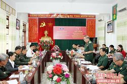 Tọa đàm giữa Hội CCB tỉnh Sơn La và Hiệp hội CCB tỉnh Xay Sổm Bun