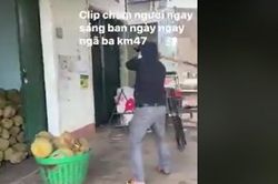 Mâu thuẫn mua bán sầu riêng, nhóm thanh niên vác dao chém người