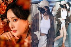 Dương Mịch lần đầu xuất hiện sau khi bị thương, phải băng kín một bên mắt