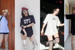 Từ ngày độc thân, Diệp Lâm Anh ăn mặc trẻ trung như Gen Z, chuộng mốt 'giấu quần'