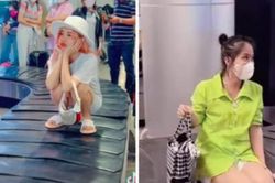 Xuất hiện thêm clip cô gái 'thả dáng' trên băng chuyền hành lý ở sân bay