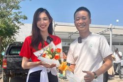 Hoa hậu Thùy Tiên đi chưa bao lâu, Quang Linh Vlogs than thở: 'Tiên về nên buồn không nói nên lời'