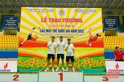 VĐV Thanh Hóa giành HCV tại Giải vô địch câu mây trẻ quốc gia năm 2022
