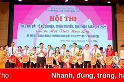 Hội thi 'Thiếu nhi Đất Tổ kể chuyện, tuyên truyền, giới thiệu sách – hè 2022'