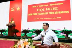 Thủ tướng Chính phủ Phạm Minh Chính dự Hội nghị quân chính toàn quân