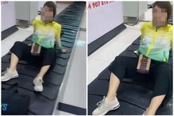 TikToker 'lâm bồn' trên băng chuyền hành lý sân bay đáp trả dư luận