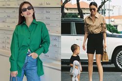 Sao Việt có 12 cách mặc áo sơ mi oversized cực kỳ trẻ trung, sang xịn mịn