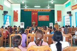 Đak Pơ: Bồi dưỡng nghiệp vụ phòng cháy chữa cháy cho trên 120 học viên thuộc cơ sở tiểu thủ công nghiệp, kinh doanh dịch vụ